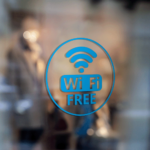 Free Wifi Wall Decal Window Sticker