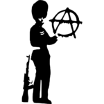 Banksy Anarchy Wall Decal