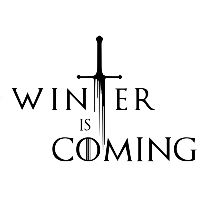 Game of the Thrones Winter is Coming Wall Decal