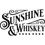 Sunshine and Whiskey Restaurant Cafe Bar Wall Decal