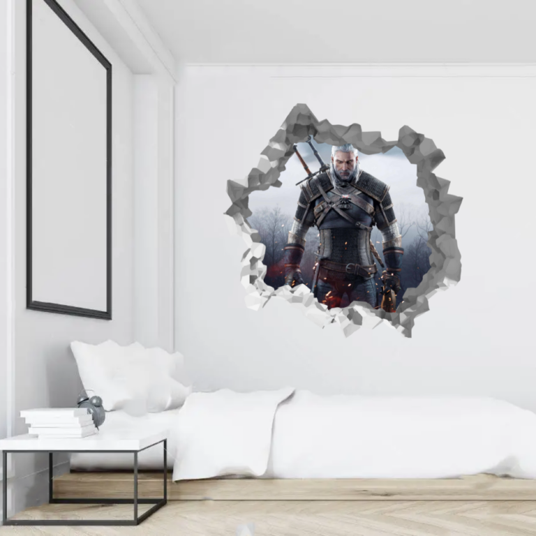 The Witcher Wall Break Decal Wall Sticker