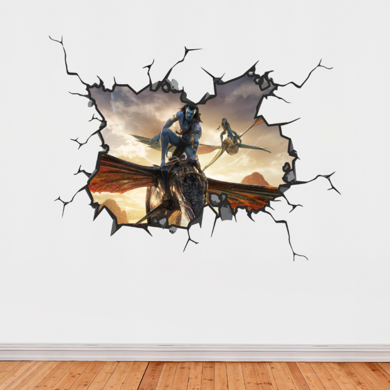 Avatar Way of the Water Wall Break Decal Wall Sticker