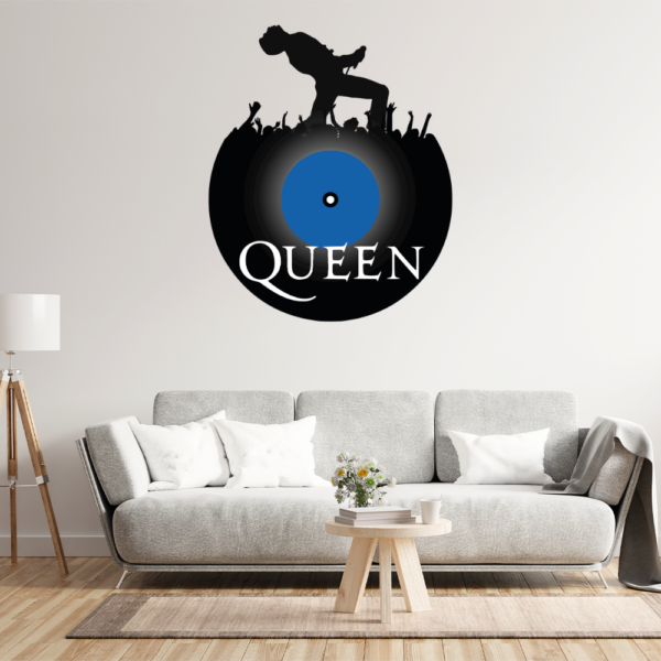 Living Room Wall Decal Vinyl Record Queen Freddie Mercury