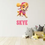 Skye Personalised Paw Patrol Kids Wall Decal