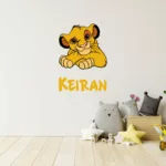 Lion King Personalised Simba Kids Wall Decal